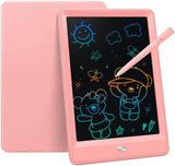 Toys for 3-6 Years Old Girls Boys, LCD Writing Tablet 10 Inch Doodle Board, Electronic Drawing Tablet Drawing Pads, Educational Birthday Gift for 3 4 5 6 7 8 Years Old Kids Toddler (Pink)