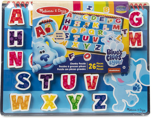 Blue's Clues & You! Wooden Chunky Puzzle - Alphabet (26 Pieces)