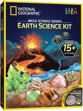 Earth Science Kit - Over 15 Science Experiments & STEM Activities for Kids, Crystal Growing, Erupting Volcanos, 2 Dig Kits & 10 Genuine Specimens, an AMAZON EXCLUSIVE Science Kit